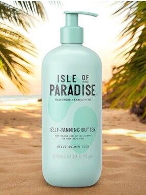 Isle Of Paradise Self Tanning Butter, Medium, Jumbo 16.9 fl oz/500 mL NEW